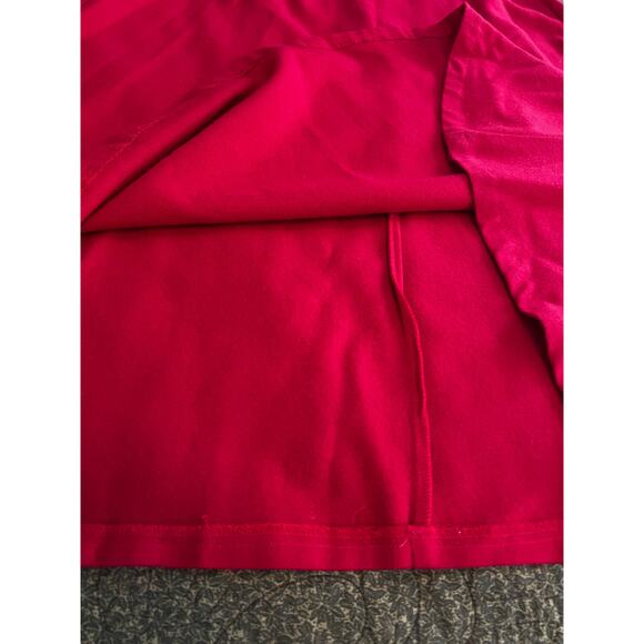 Vintage Requirements red wool maxi skirt a-line academia preppy Holiday party 14 - Picture 10 of 12